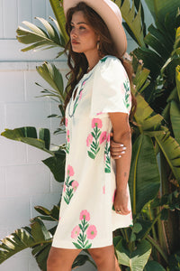 Bohemian Tassel Detail Mini Dress