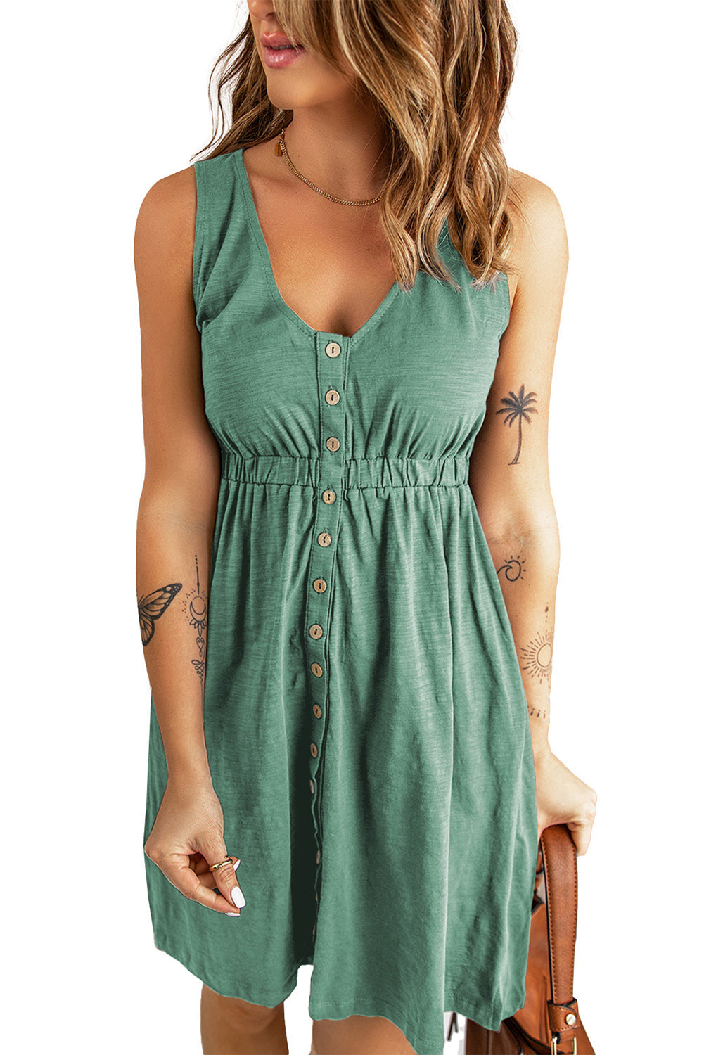Bohemian Tassel Hem Boho Dress