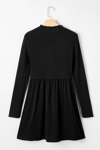 Bohemian Textured Knit Dress Detail