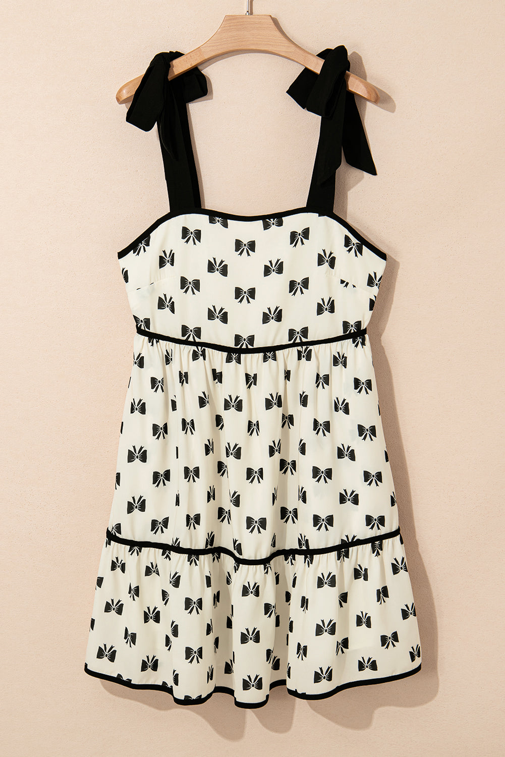 Bohemian tied detail vacation dress
