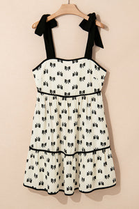 Bohemian tied detail vacation dress