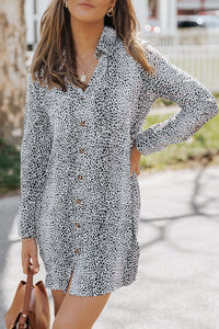 Bohemian Tiered Animal Pattern Dress