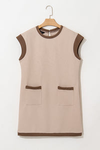 Bohemian Tiered Colorblock Day Dress