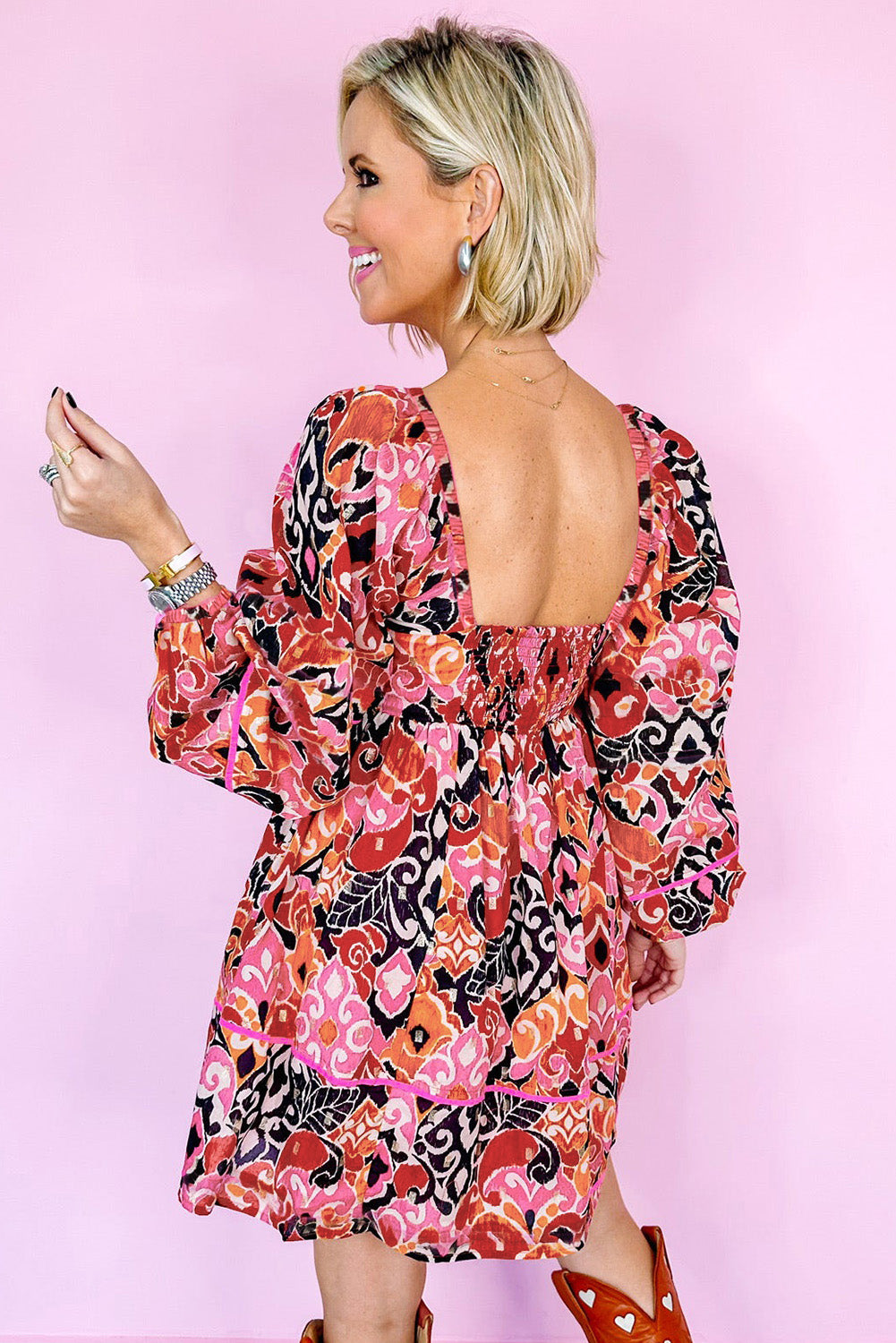 Bohemian Tiered Dress Festival Outfit