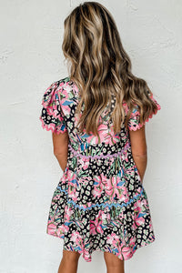 Bohemian Tiered Dress Front View