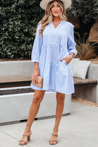 Bohemian Tiered Dress Side View