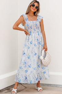 Bohemian Tiered Maxi Dress Detail