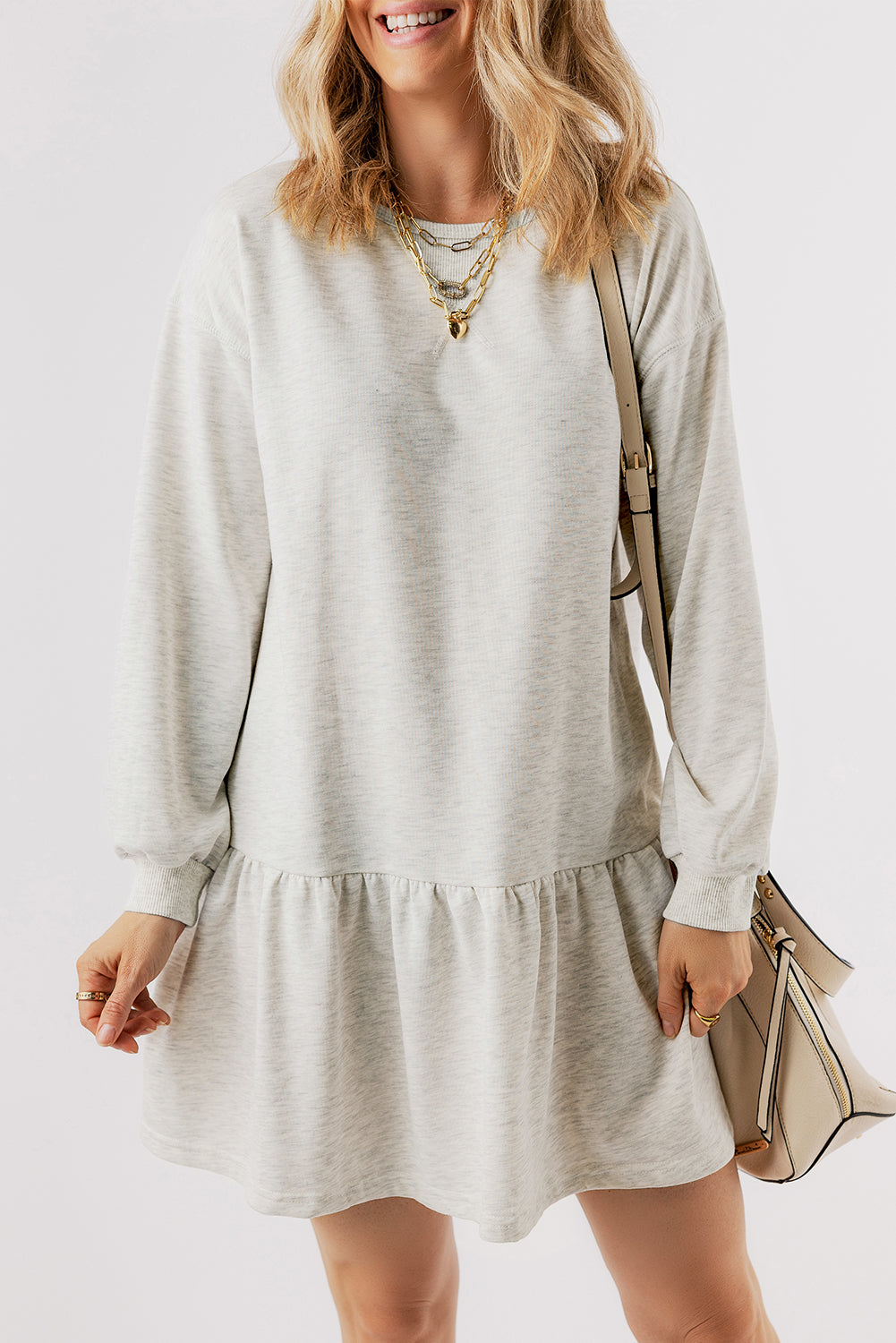 Bohemian Tiered Ruffle Beach Dress