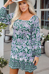 Bohemian tiered ruffle beach dress