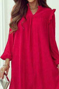 Bohemian Tiered Ruffle Dress Detail