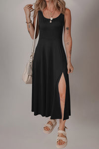 Bohemian Tiered Ruffle Midi Dress