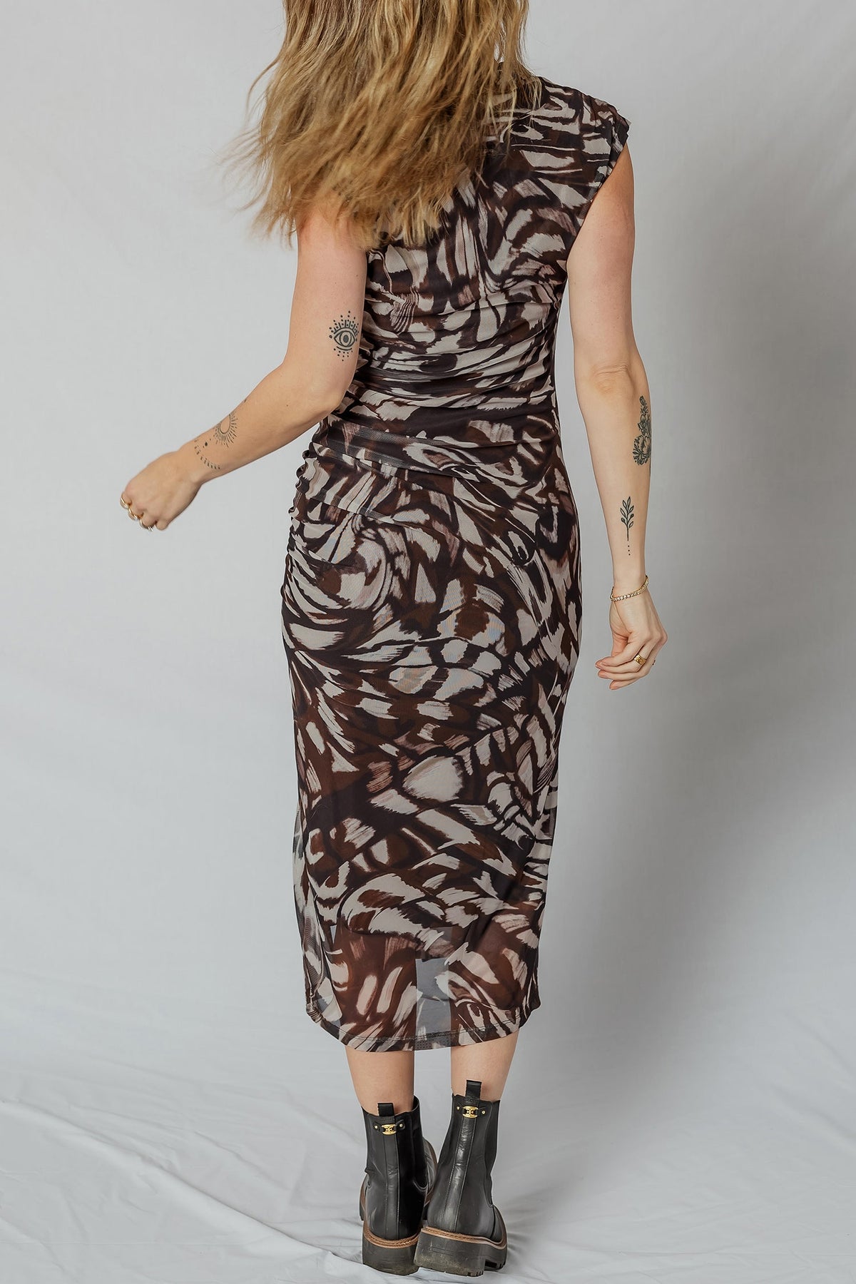 Bohemian Tiered Ruffle Midi Style