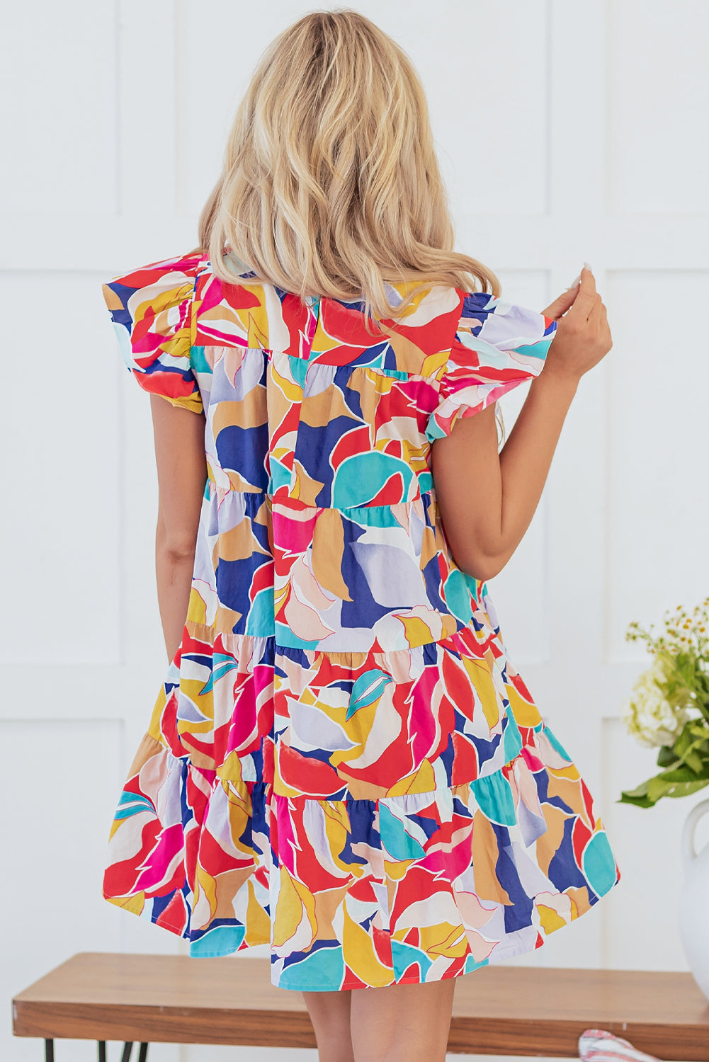Bohemian Tiered Ruffle Summer Dress