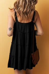 Bohemian tiered ruffle summer dress