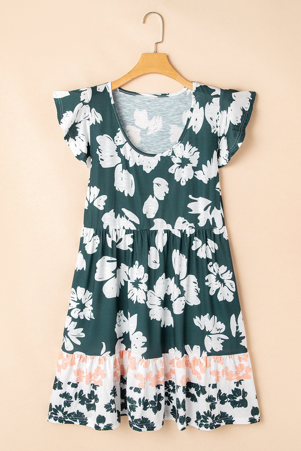 Bohemian Tiered Skirt Casual Dress