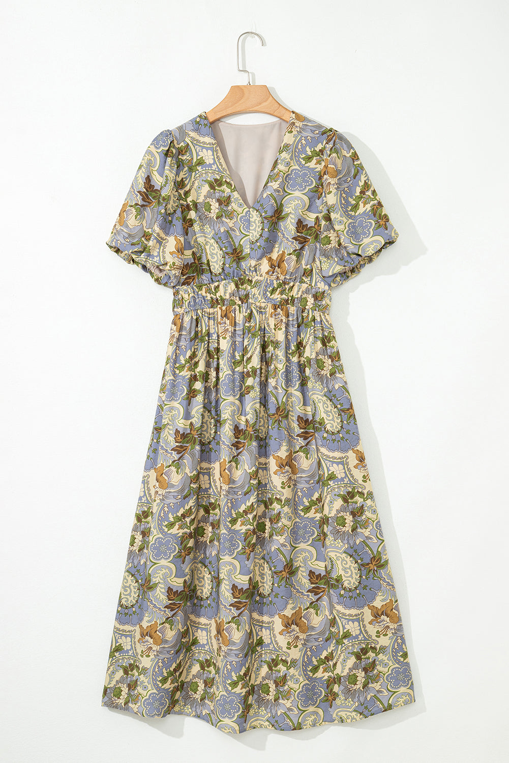 Bohemian Tiered Skirt Dress Closeup