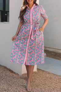Bohemian Tiered Skirt Dress Detail