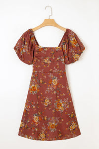 Bohemian Tiered Skirt Mini Dress