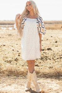 Bohemian Tribal Pattern Short Dress
