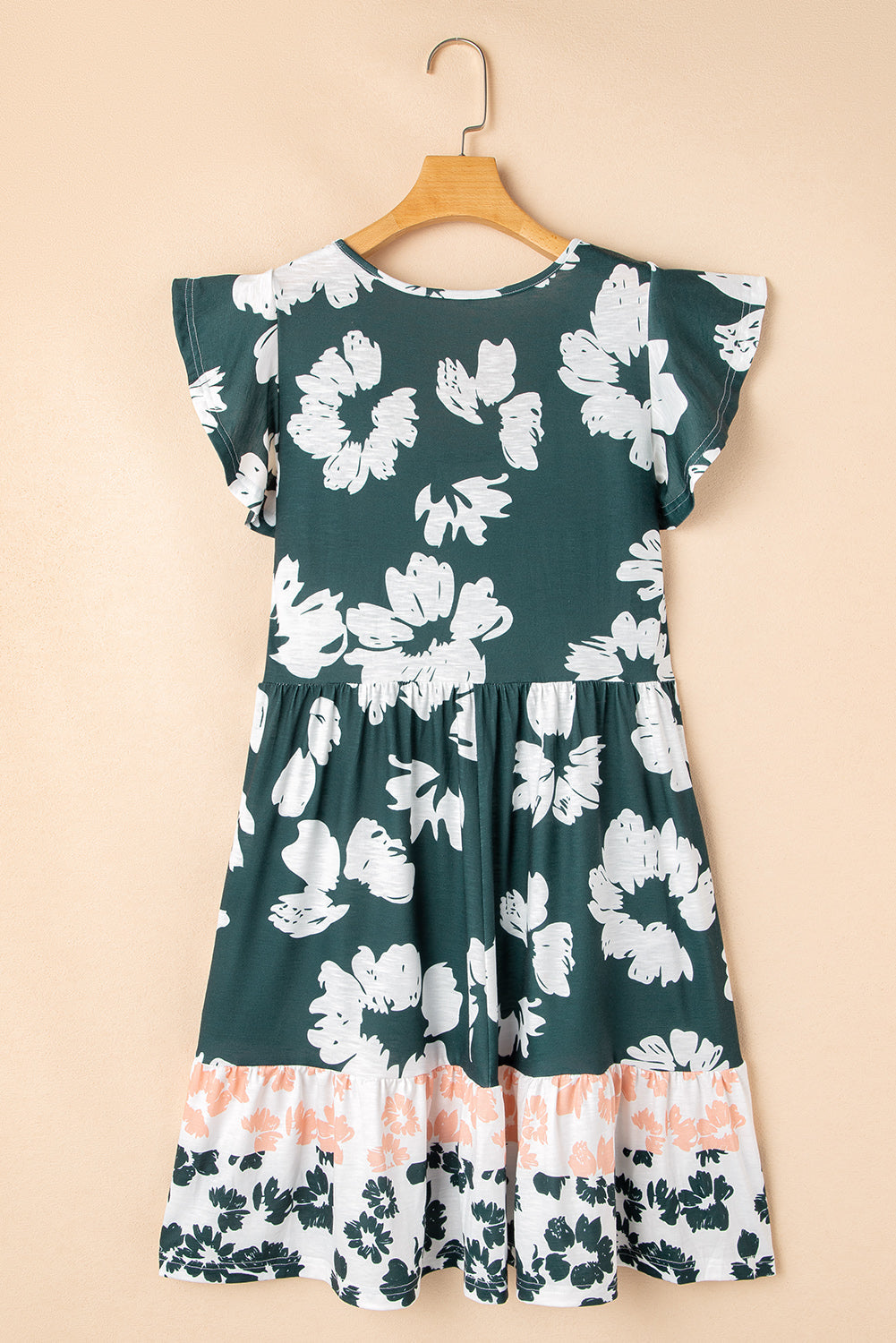 Bohemian V-Neck Linen Mini Dress
