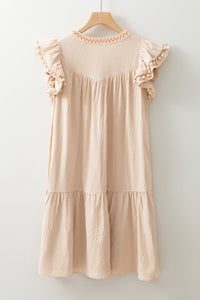 Bohemian V-Neck Sundress Detail