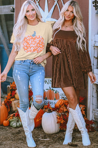 Bohemian Velvet Dress Relaxed Silhouette