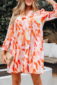 Bohemian Vibrant Print Beach Dress