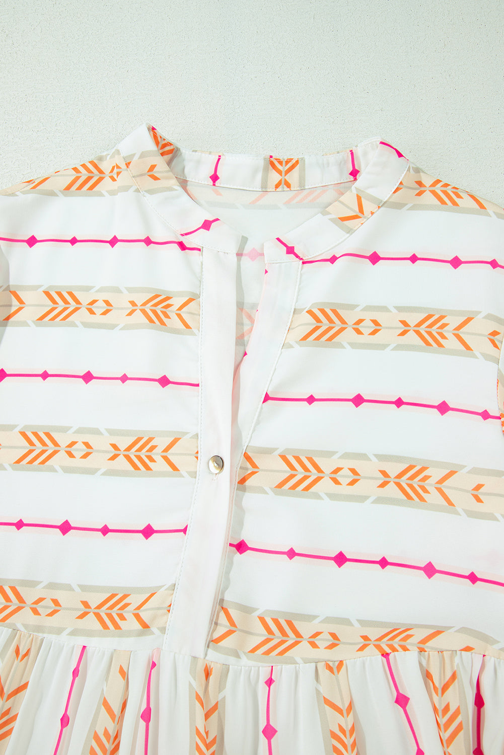 Bohemian Vintage Inspired Ruffle Hem