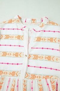 Bohemian Vintage Inspired Ruffle Hem