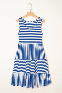 Bohemian Vintage Lace Trim Dress