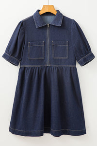 Bohemian Vintage Wash Mini Dress
