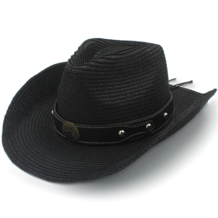 Bohemian western straw sun hat