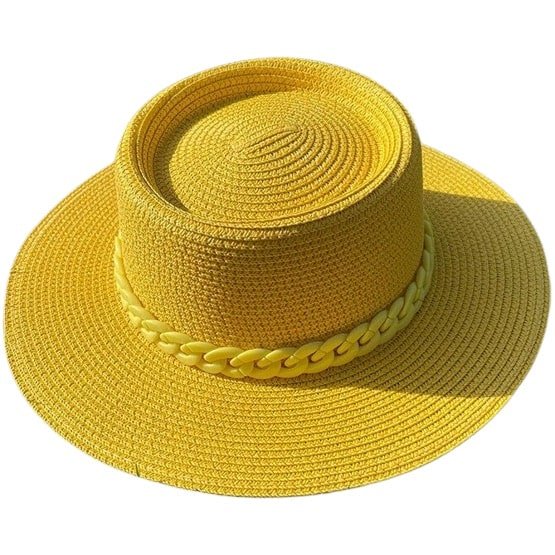 Bohemian wide brim beach hat
