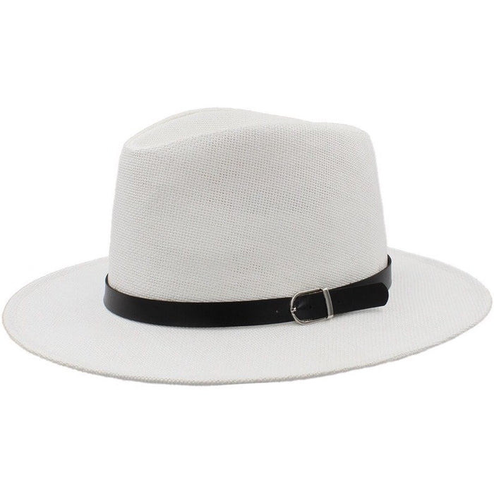 Bohemian Wide-Brim Natural Straw Fedora