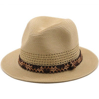Bohemian wide-brim natural straw fedora