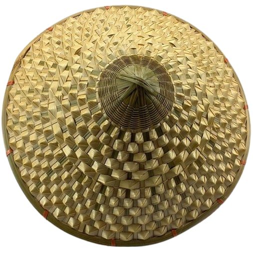 Bohemian wide brim natural straw hat