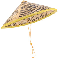Bohemian wide brim natural straw hat