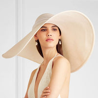 Bohemian wide brim natural straw hat