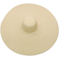 Bohemian wide brim natural straw hat