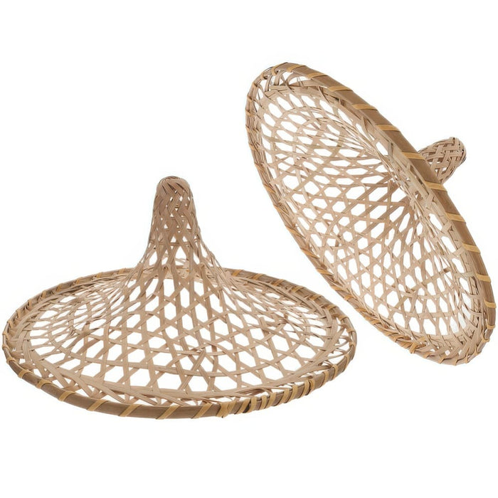 Bohemian wide brim natural straw hat