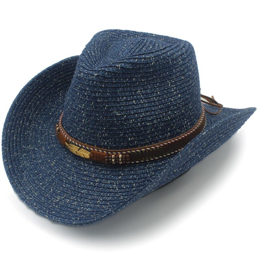 Bohemian Wide-Brim Natural Straw Hat