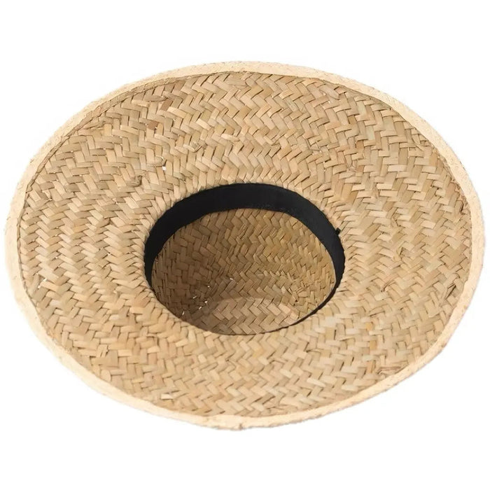 Bohemian Wide-Brim Natural Straw Hat