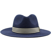 Bohemian Wide Brim Straw Fedora
