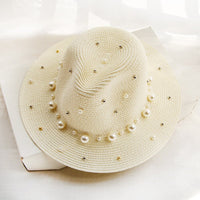 bohemian wide brim straw fedora
