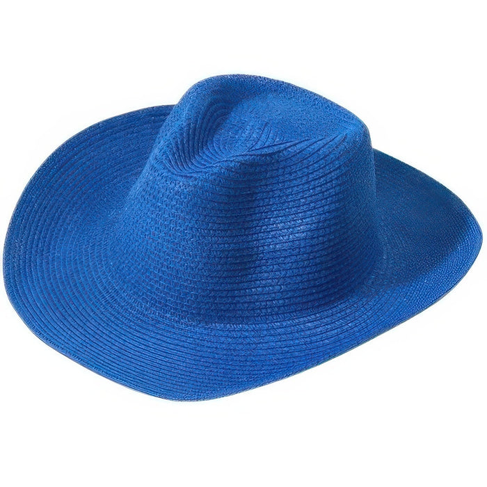 Bohemian wide brim straw fedora
