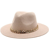 Bohemian wide brim straw fedora