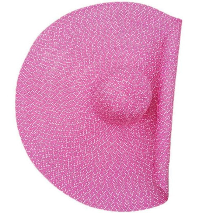 Bohemian wide brim straw hat