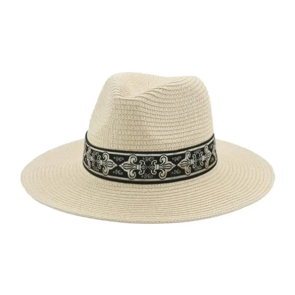 Bohemian Wide Brim Straw Hat