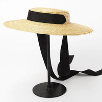 Bohemian wide brim straw sun hat