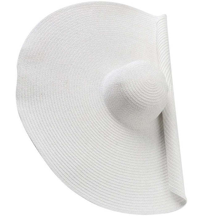 Bohemian wide brim straw sun hat